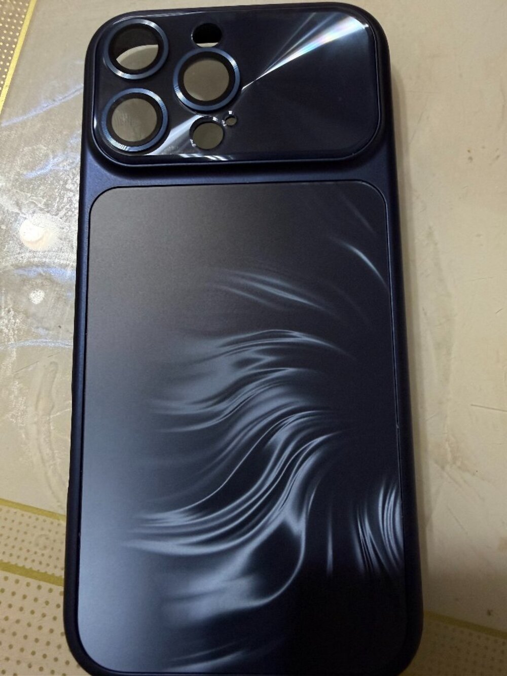 Sleek Black Minimalist Phone Case